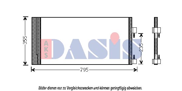 AKS DASIS kondensatorius, oro kondicionierius 182038N